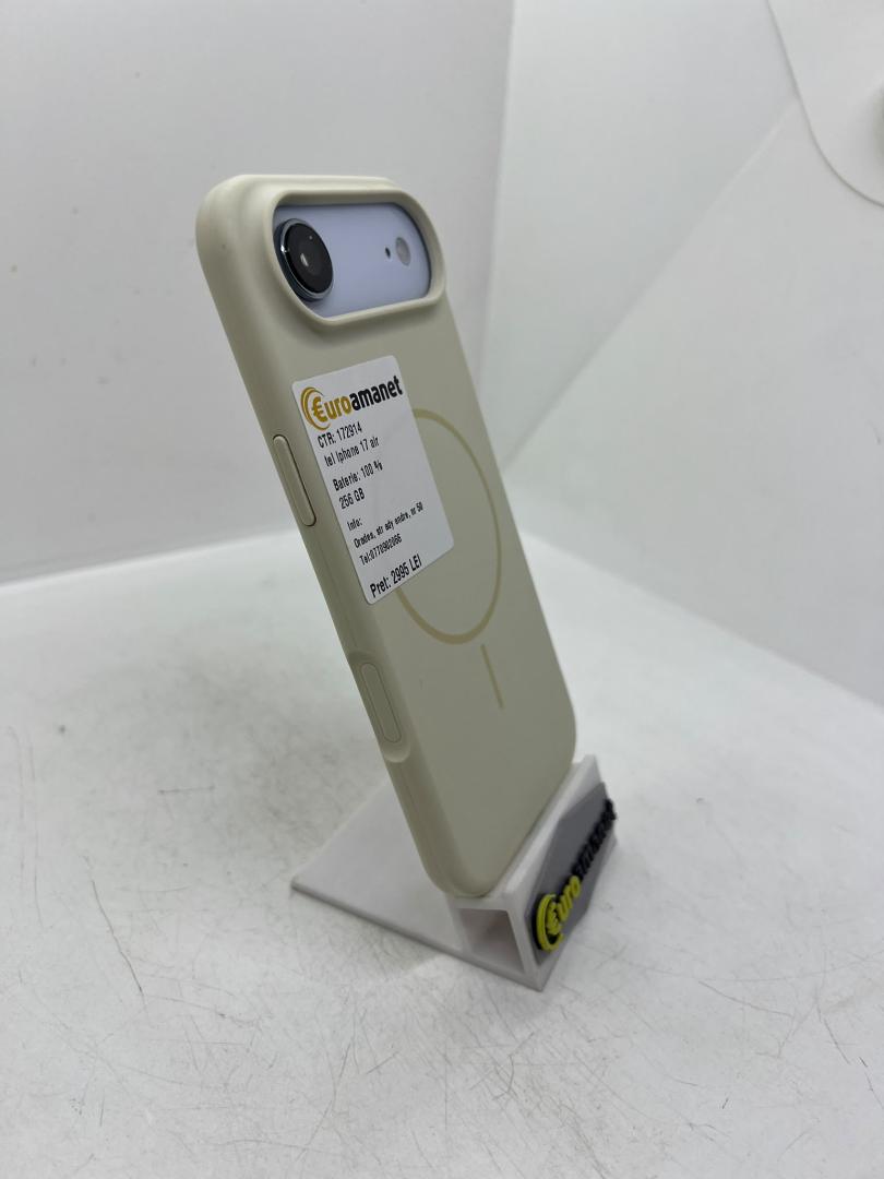 Telefon mobil Apple iPhone 17 Air, 256GB, 5G, Sky Blue, Bat 100% image 3
