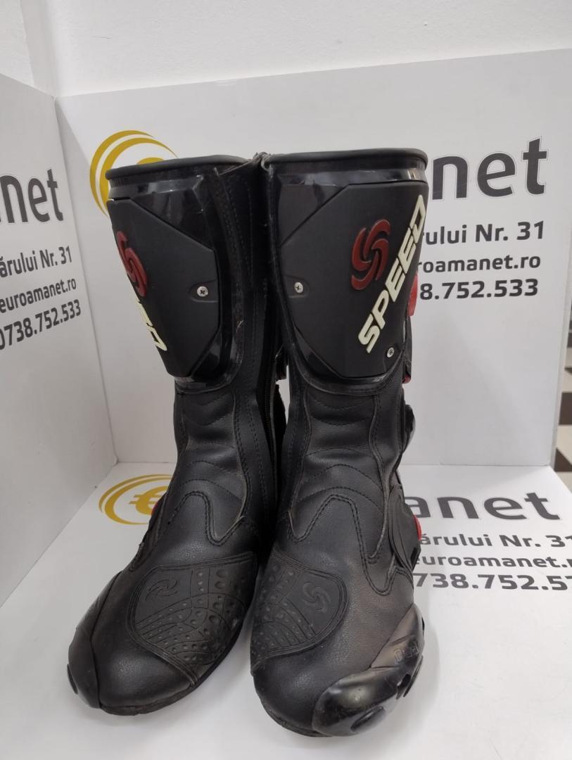 Cizme pentru motocicliști antiderapante, respirabile și impermeabile image 2