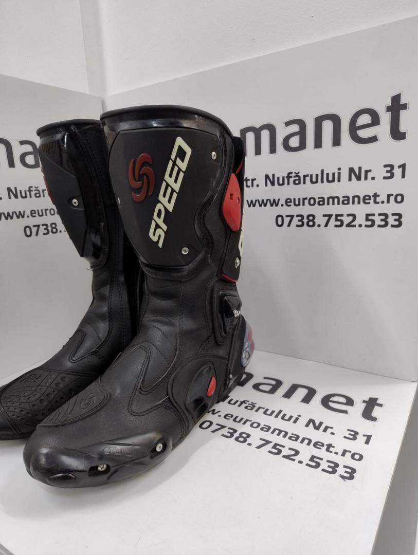 Cizme pentru motocicliști antiderapante, respirabile și impermeabile image 3