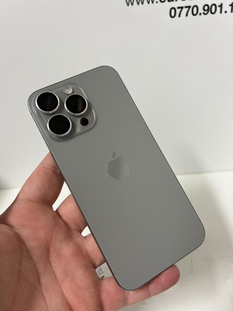 Telefon mobil Apple iPhone 15 Pro Max, 256GB, 5G, Gri, Bat 85% image 2