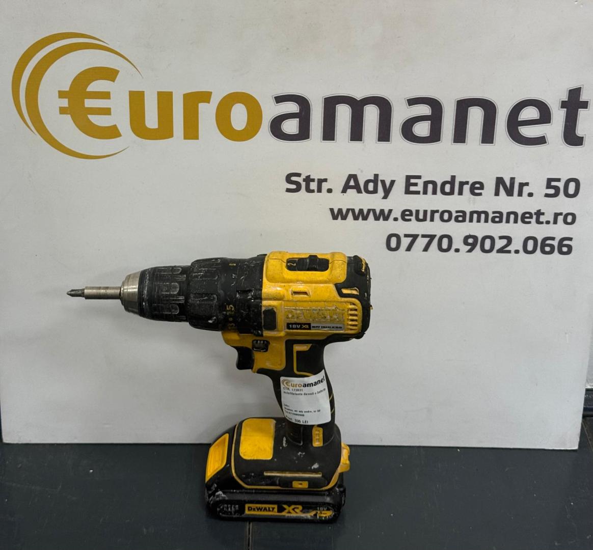 Bormasina cu acumulator DeWALT DCD777 18V 65Nm 2 viteze image 1