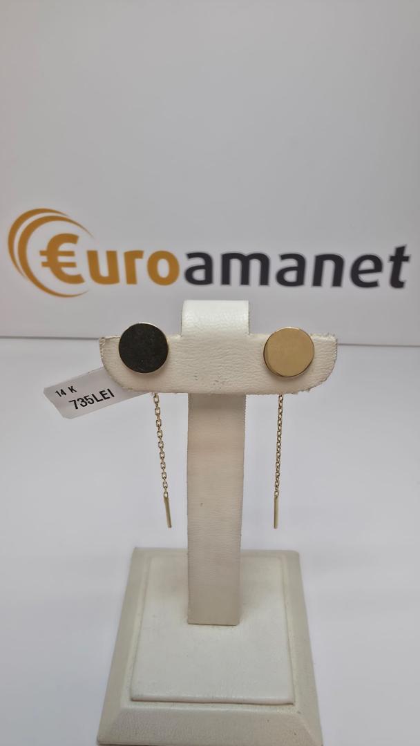 Cercei aur 14 k