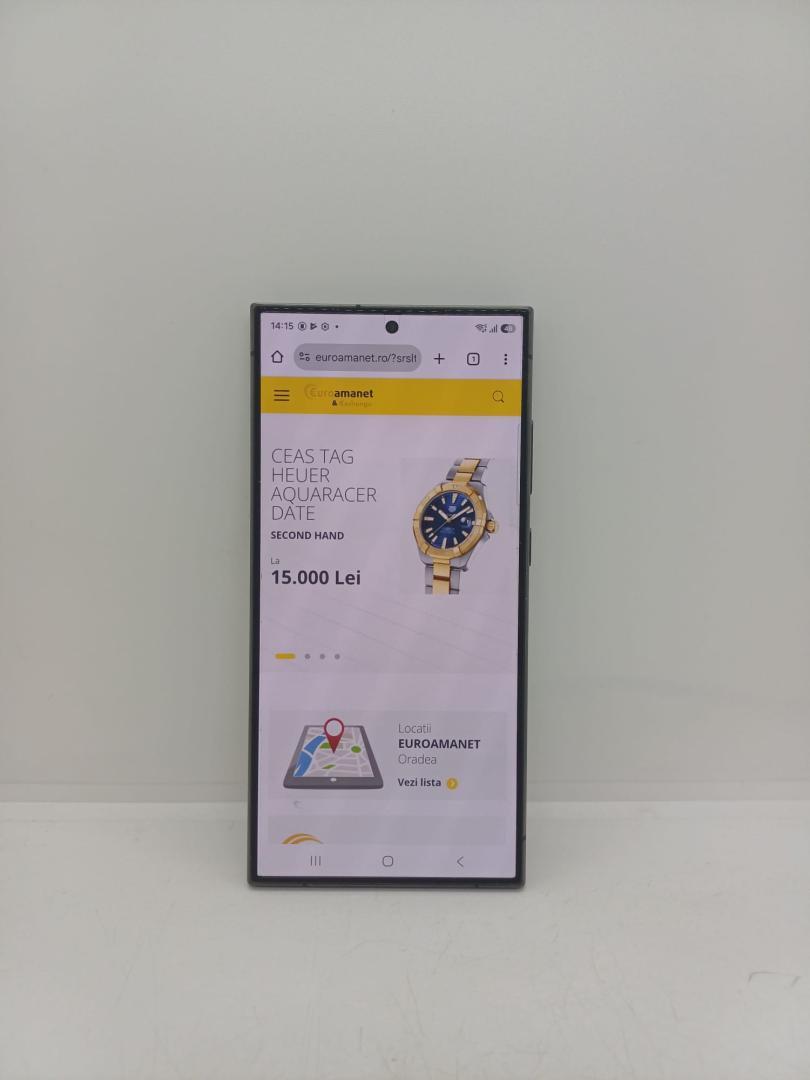 Telefon mobil Samsung Galaxy S24 Ultra, Dual SIM, 12GB RAM, 256GB