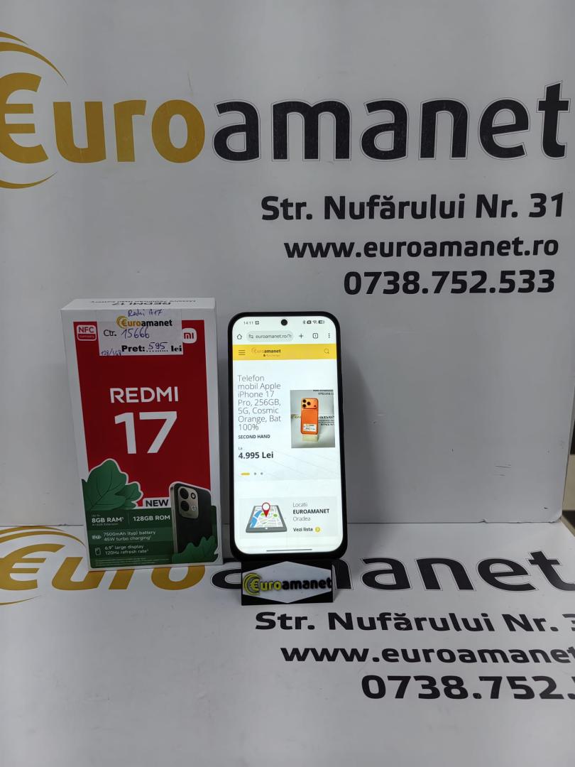 Telefon mobil Xiaomi Redmi 17, 4GB RAM, 128GB