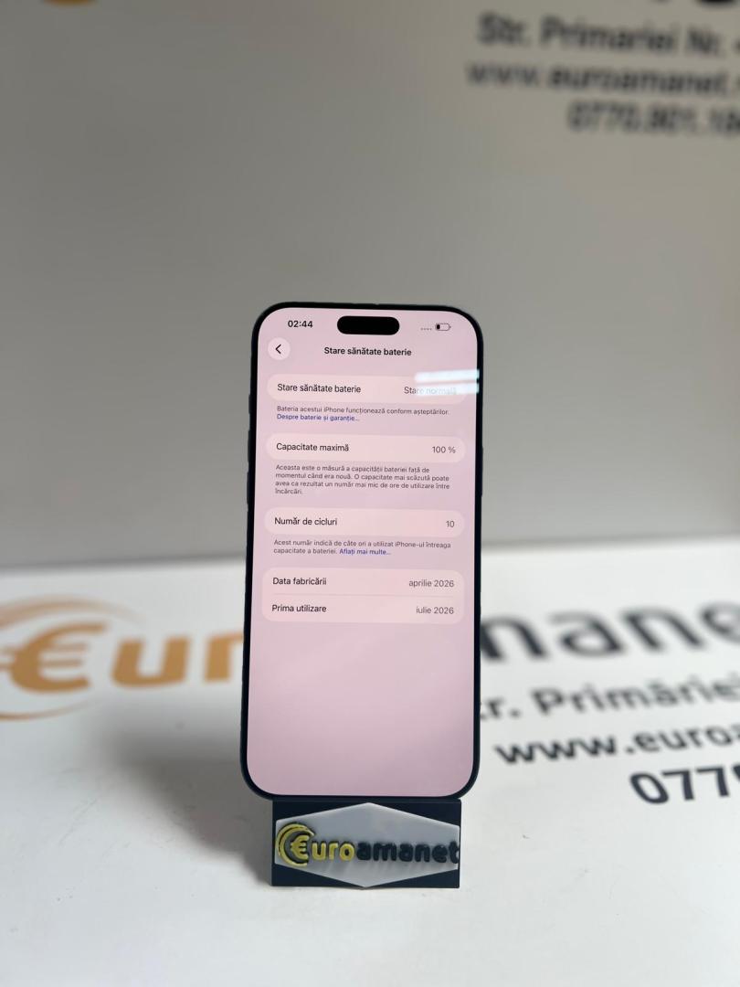 Telefon mobil Apple iPhone 17 Pro Max, 256GB, Baterie 100% image 2
