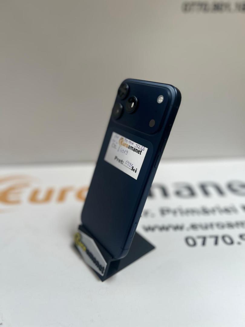 Telefon mobil Apple iPhone 17 Pro Max, 512GB, Baterie 100% image 1