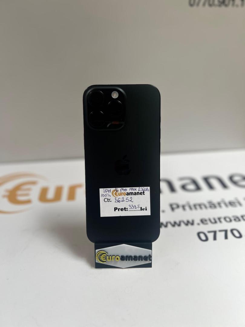 Telefon mobil Apple iPhone 16 Pro Max, 256GB, Baterie 100%
