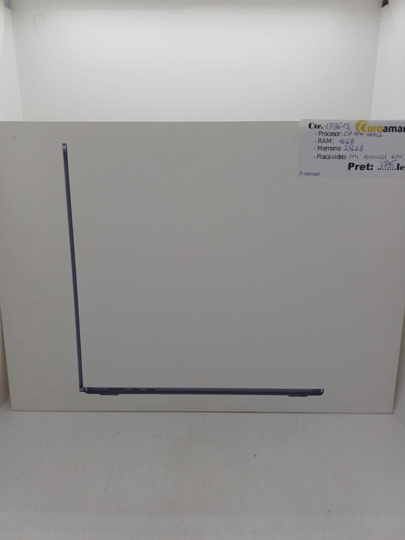 Laptop Apple MacBook Air 15", cu procesor Apple M4 image 4