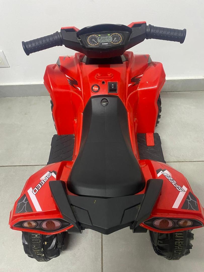 Atv electric pentru copii Power X Speed Red, 2 motoare, acumulator 12V 4.5Ah image 2