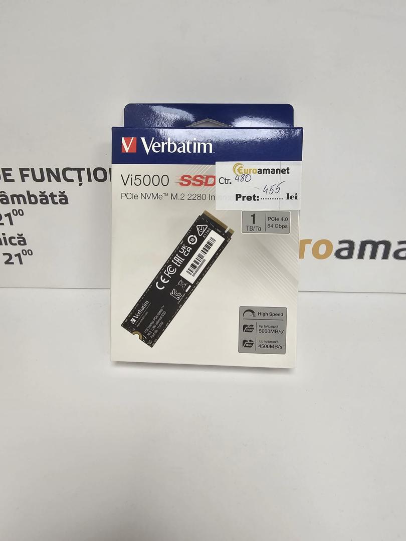 SSD Verbatim Vi5000 m2 nvme 2280 1 TB