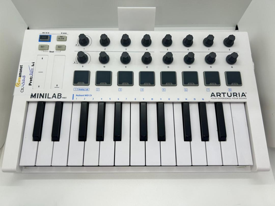 Controller Midi cu claviatura Arturia Minilab MKII image 2