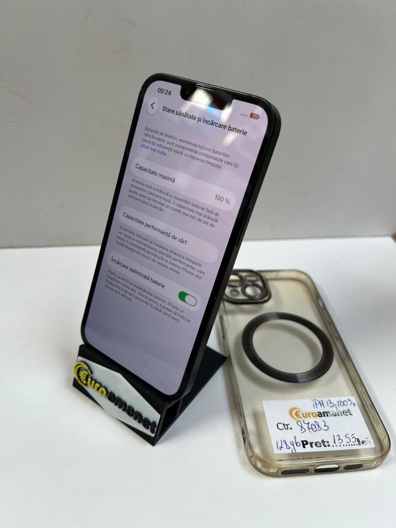 Telefon mobil Apple iPhone 13, 128GB, Baterie 100% image 2