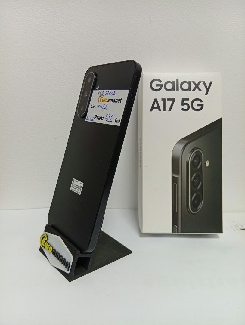 Telefon mobil Samsung Galaxy A17, Dual SIM, 4GB RAM, 128GB, 5G, Black image 1
