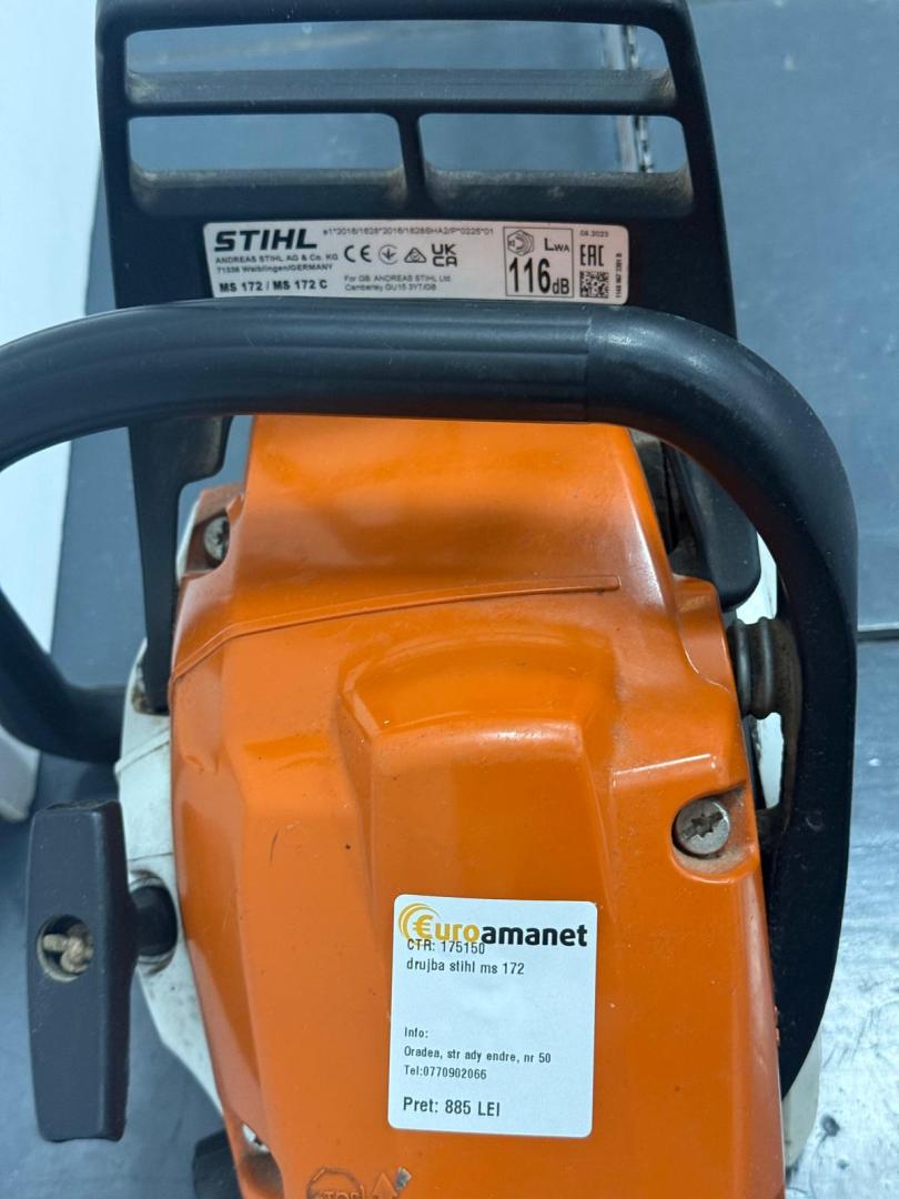Motoferastrau STIHL MS 172 35 cm 3/8″ 1.1 mm image 1