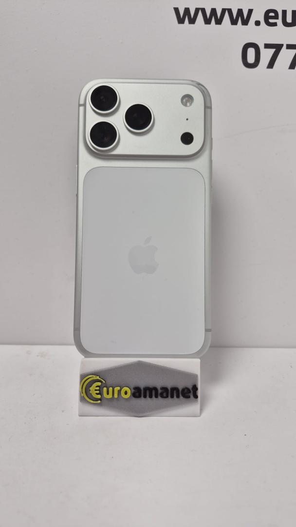 Telefon mobil Apple iPhone 17 Pro, 256GB, 5G, Silver, baterie 100%, 47 cicluri incarcare image 5