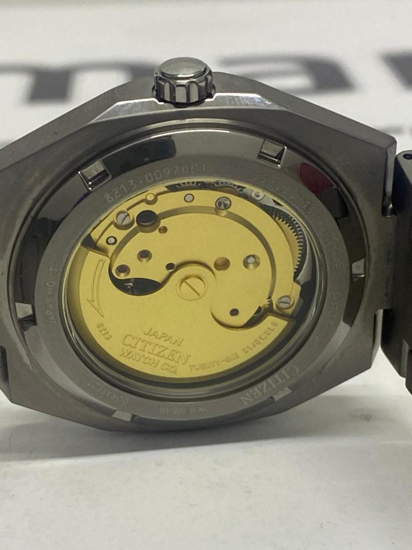Citizen, Ceas cronograf automatic din titan image 4
