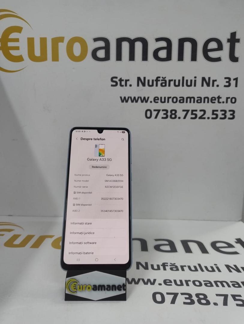 Telefon mobil Samsung Galaxy A33, Dual SIM, 6GB RAM, 128GB, 5G image 1