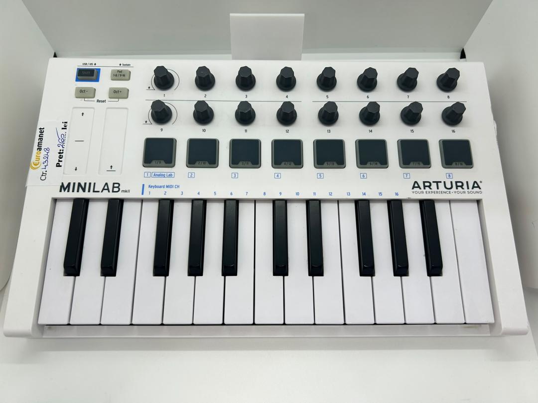 Controller Midi cu claviatura Arturia Minilab MKII image 1