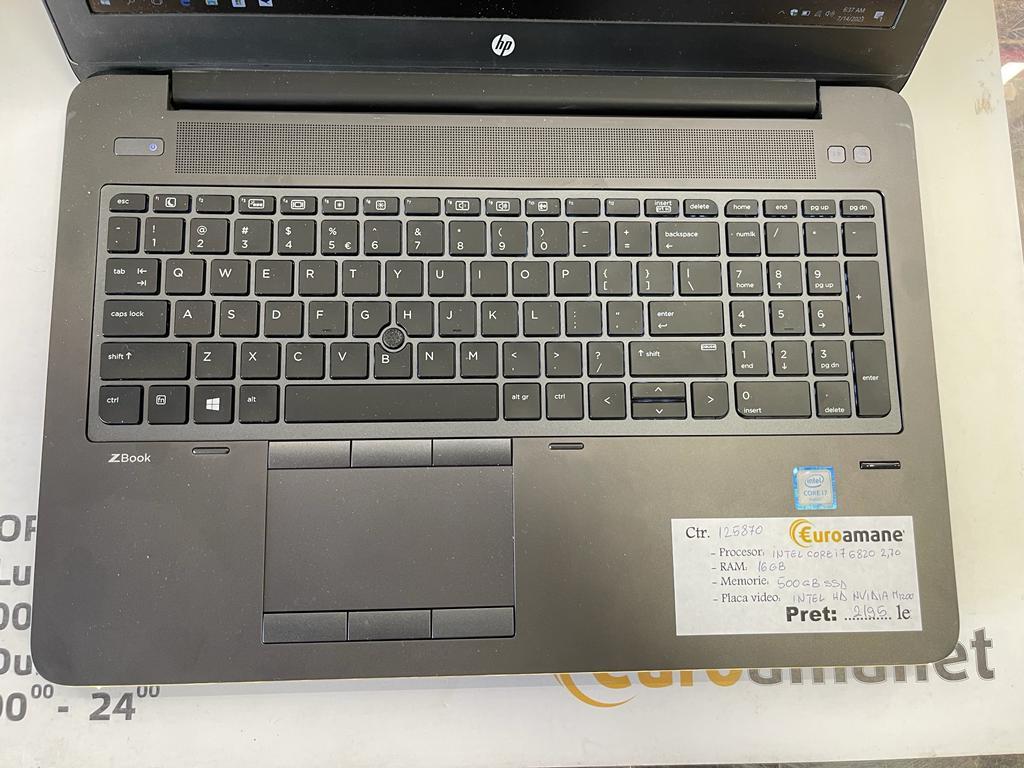 Laptop Hp ZBook 15 G3 - i7 image 5