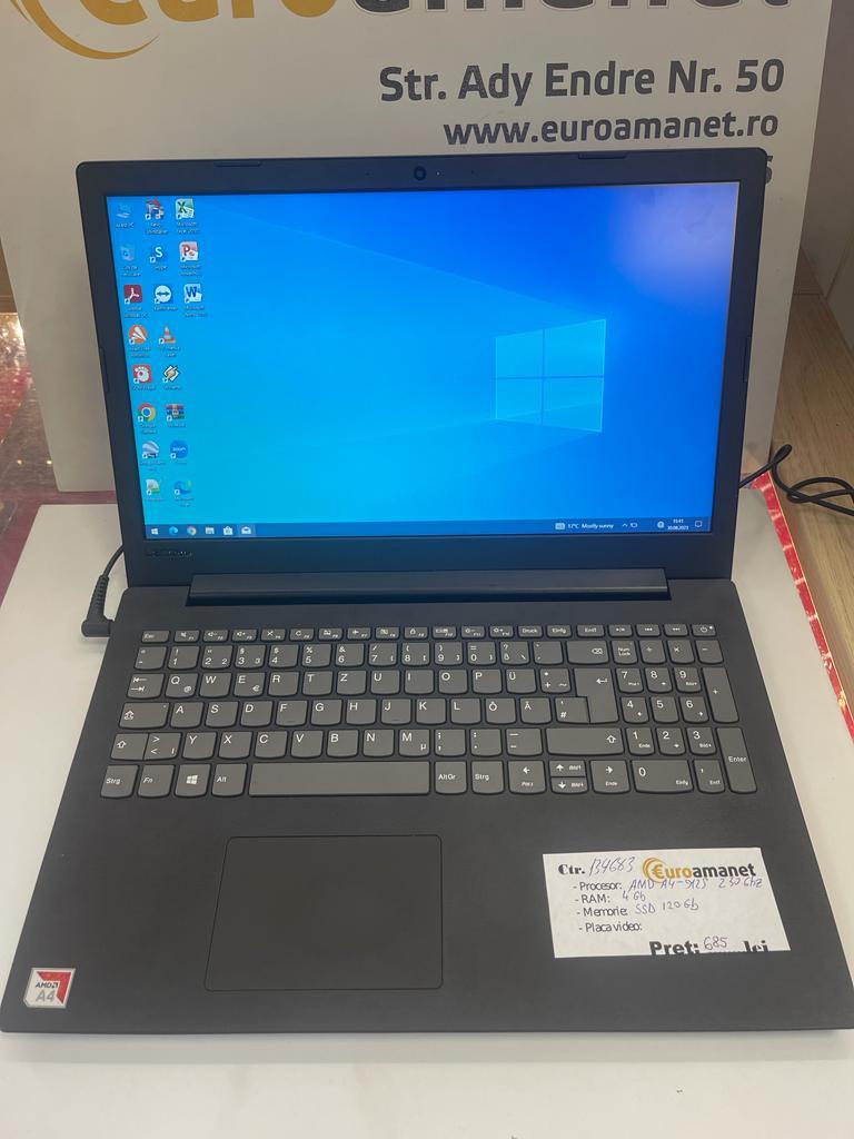 Laptop Lenovo 4gb ram,120gb