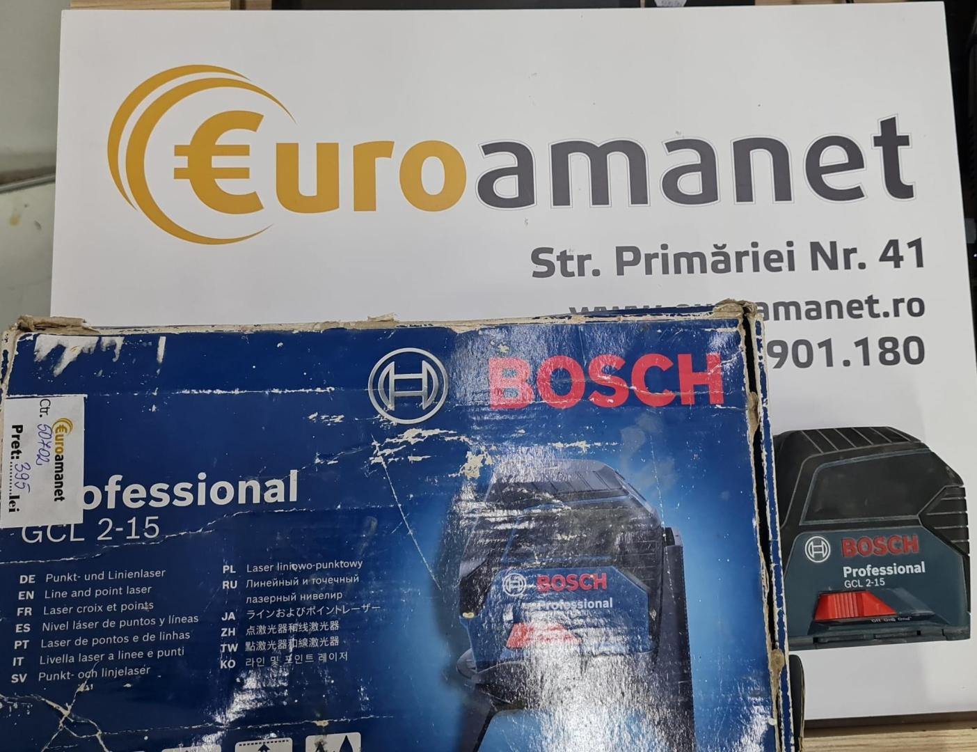 Nivela laser cu linii Bosch GLL 2-15
