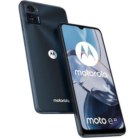 Telefon mobil Motorola Moto E22, 64GB, 4GB RAM, 4G, Astro Black