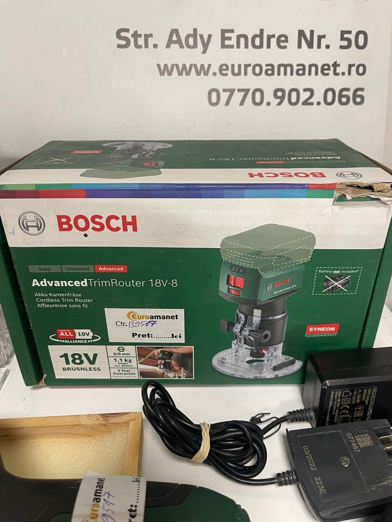 Set filetanta Bosch Drill 18V-60 si freza Bosch TrimRouter 18V-8 image 2