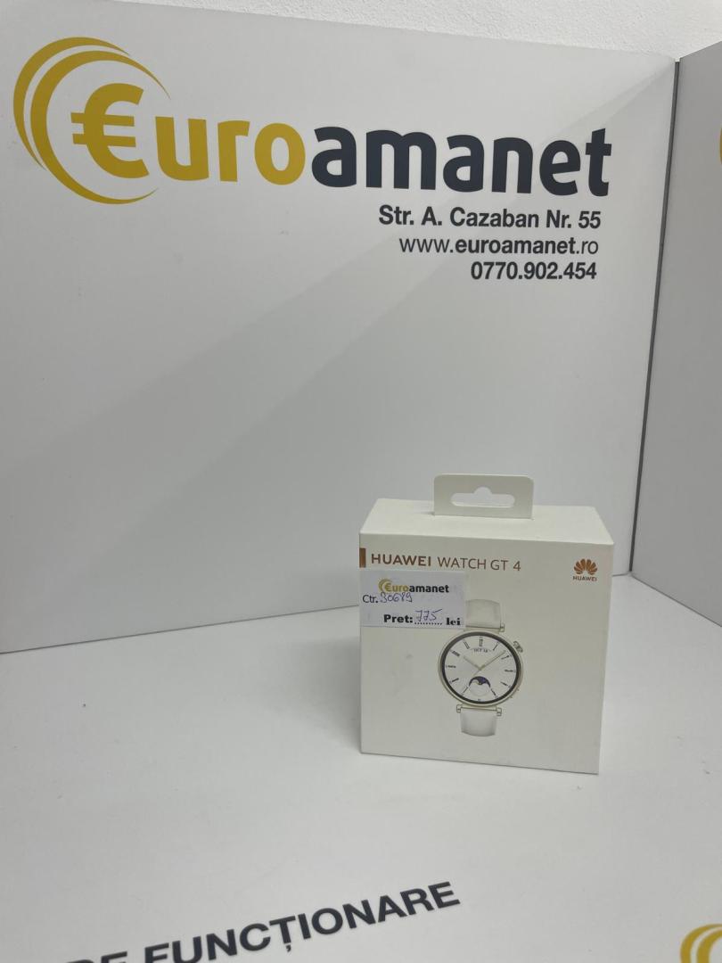 Smartwatch Huawei Watch GT 4, 41mm, White Leather