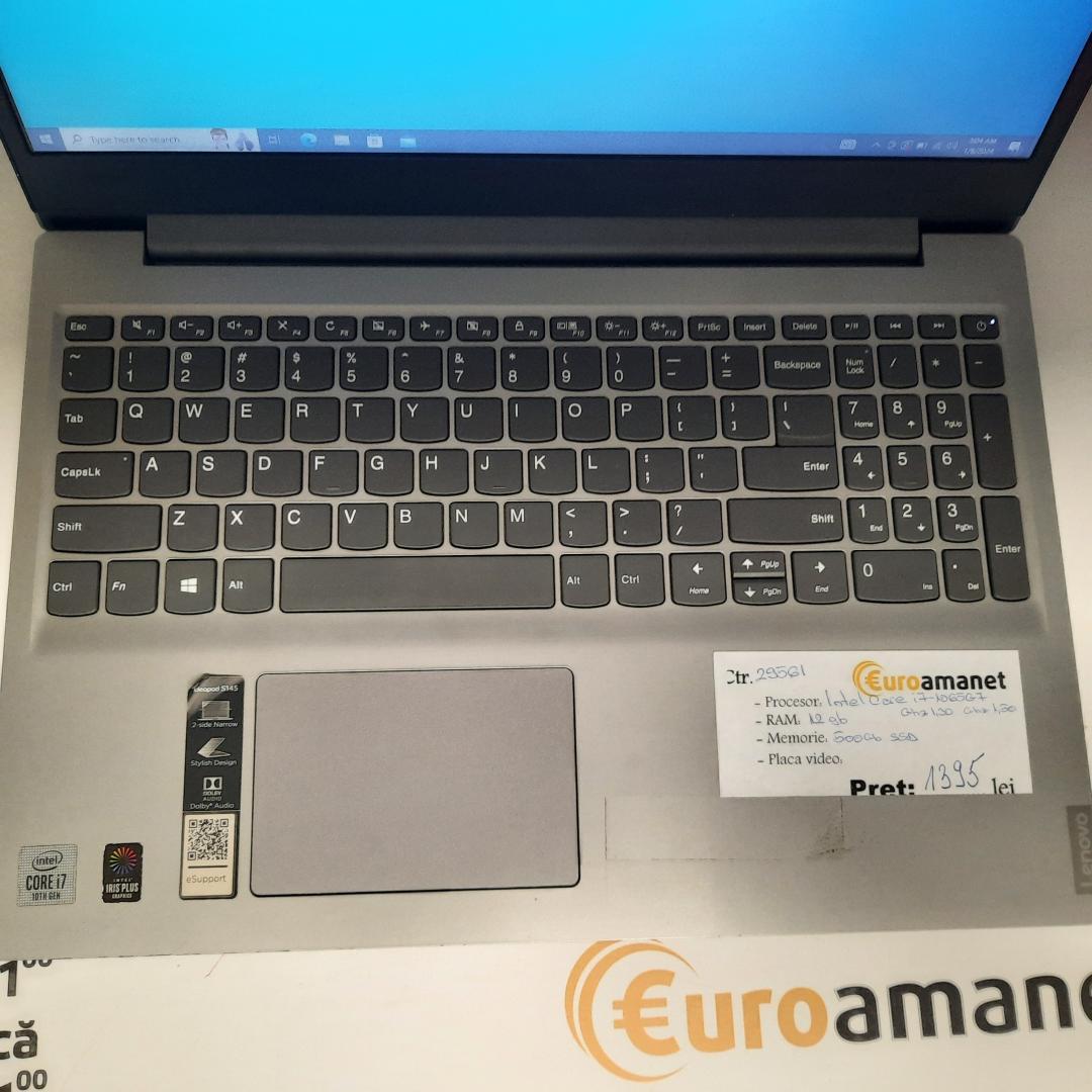 Laptop Lenovo ideapad S145-15IIL cu procesor Intel Core i7-1065G7    image 1