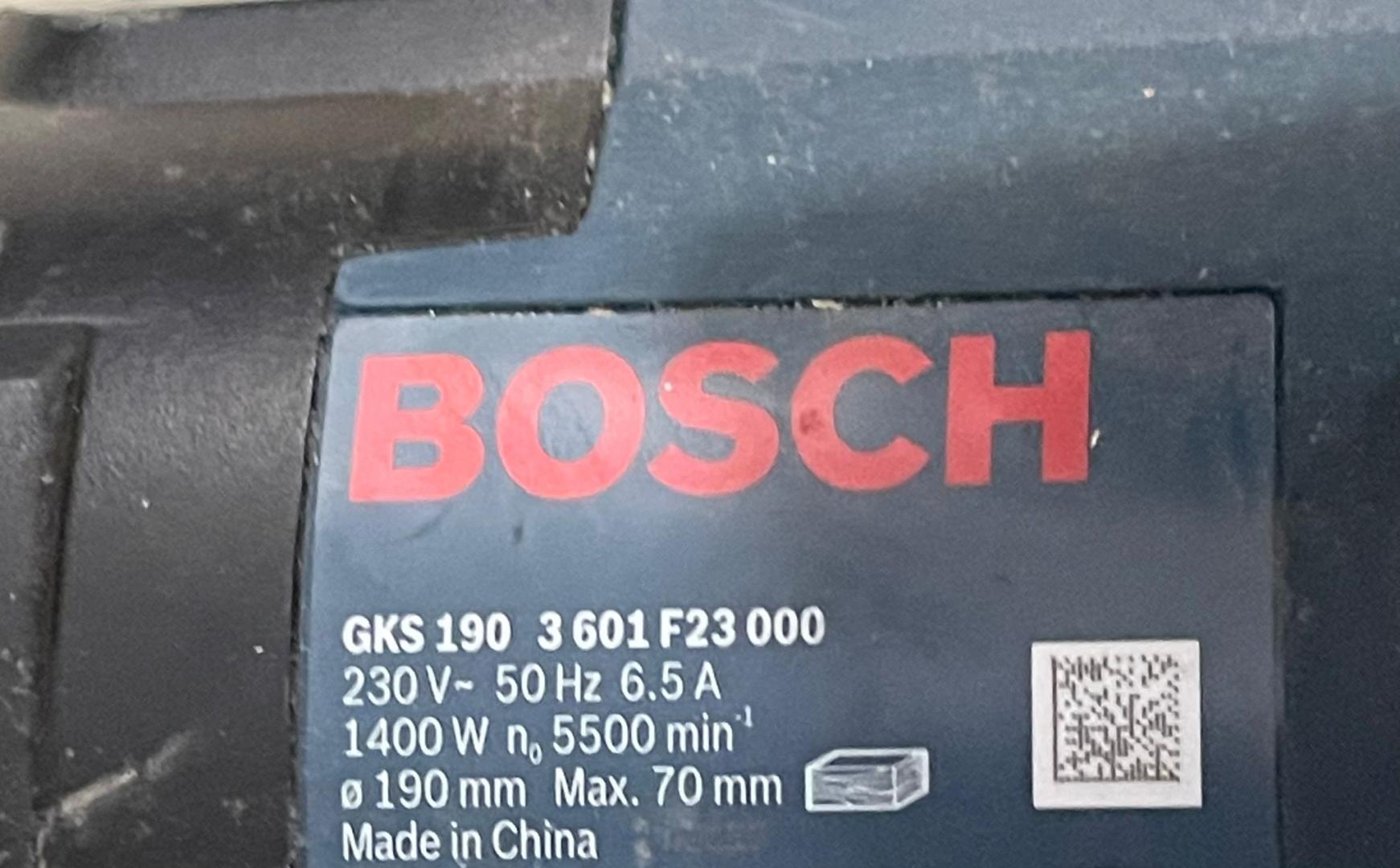 Fierastrau circular Bosch Professional GKS 190, 1400 W image 3