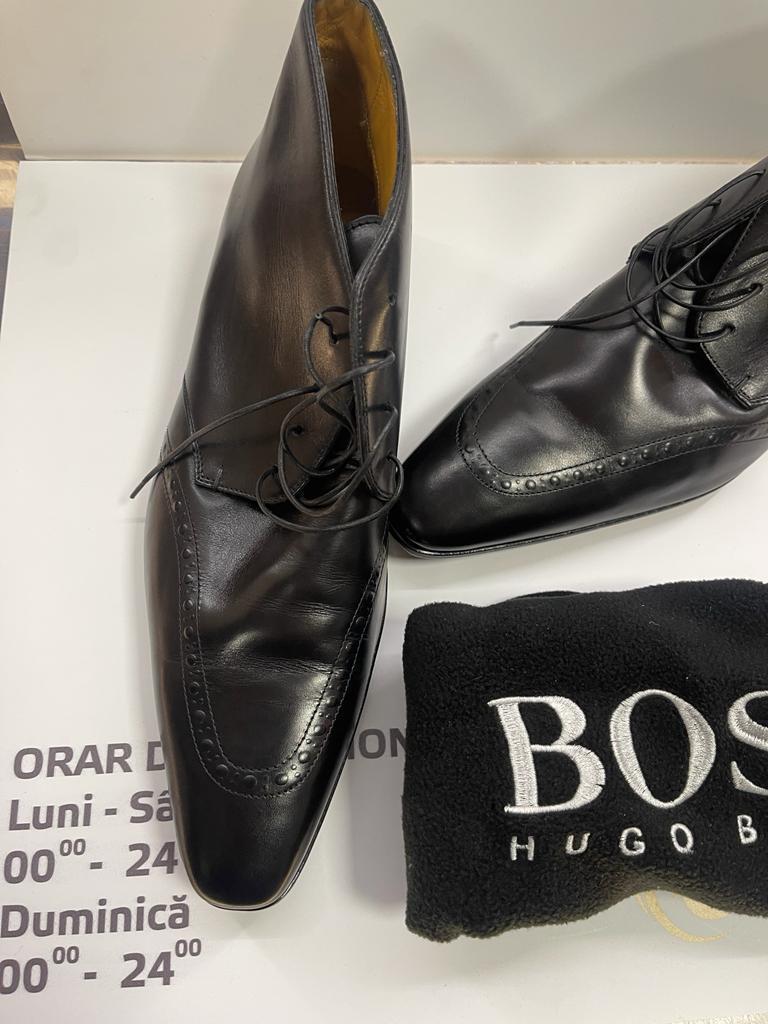Pantofi Hugo Boss Selection numarul 42 Negru image 4