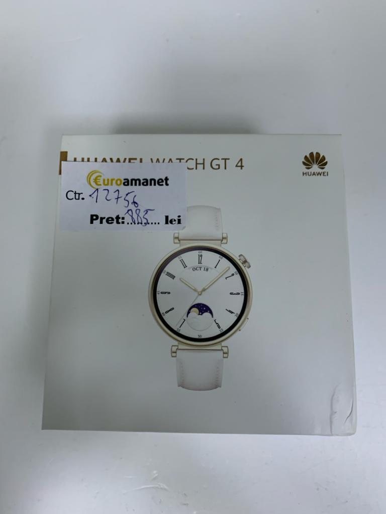 Smartwatch Huawei Watch GT 4, White Leather image 1