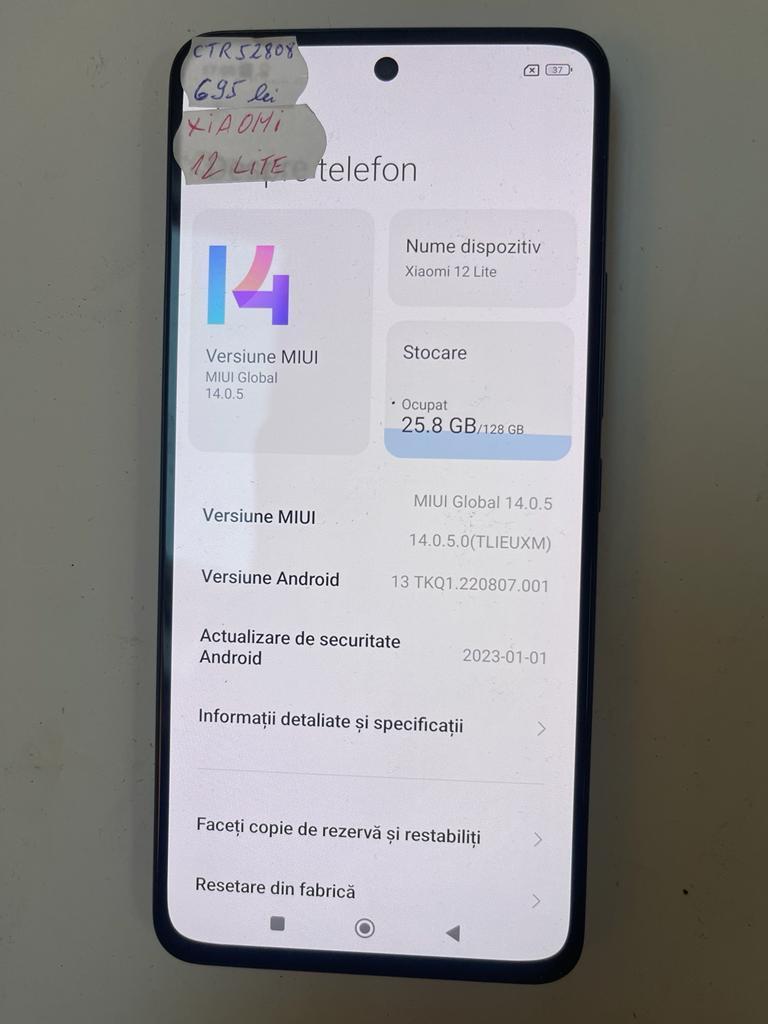 Telefon mobil Xiaomi 12 Lite  8GB RAM, 128GB, 5G image 5