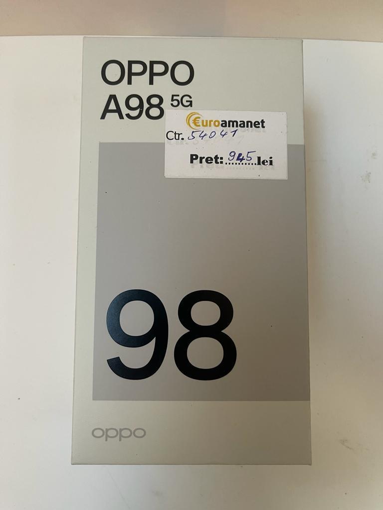 Telefon mobil OPPO A98, 256GB, 8GB RAM, 5G, Cool Black image 1