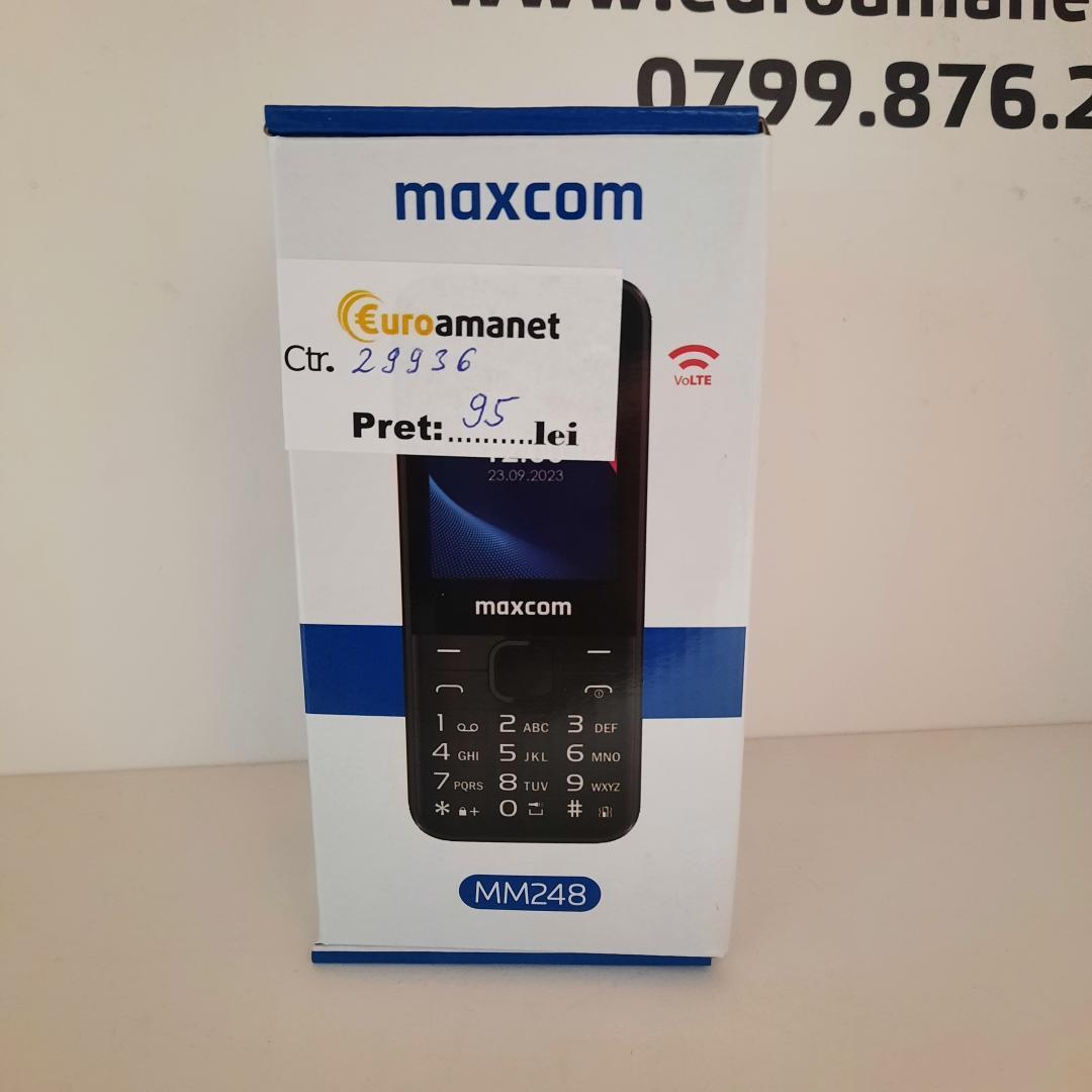 Maxcom MM248 Telefon Mobil Dual Sim Negru image 1