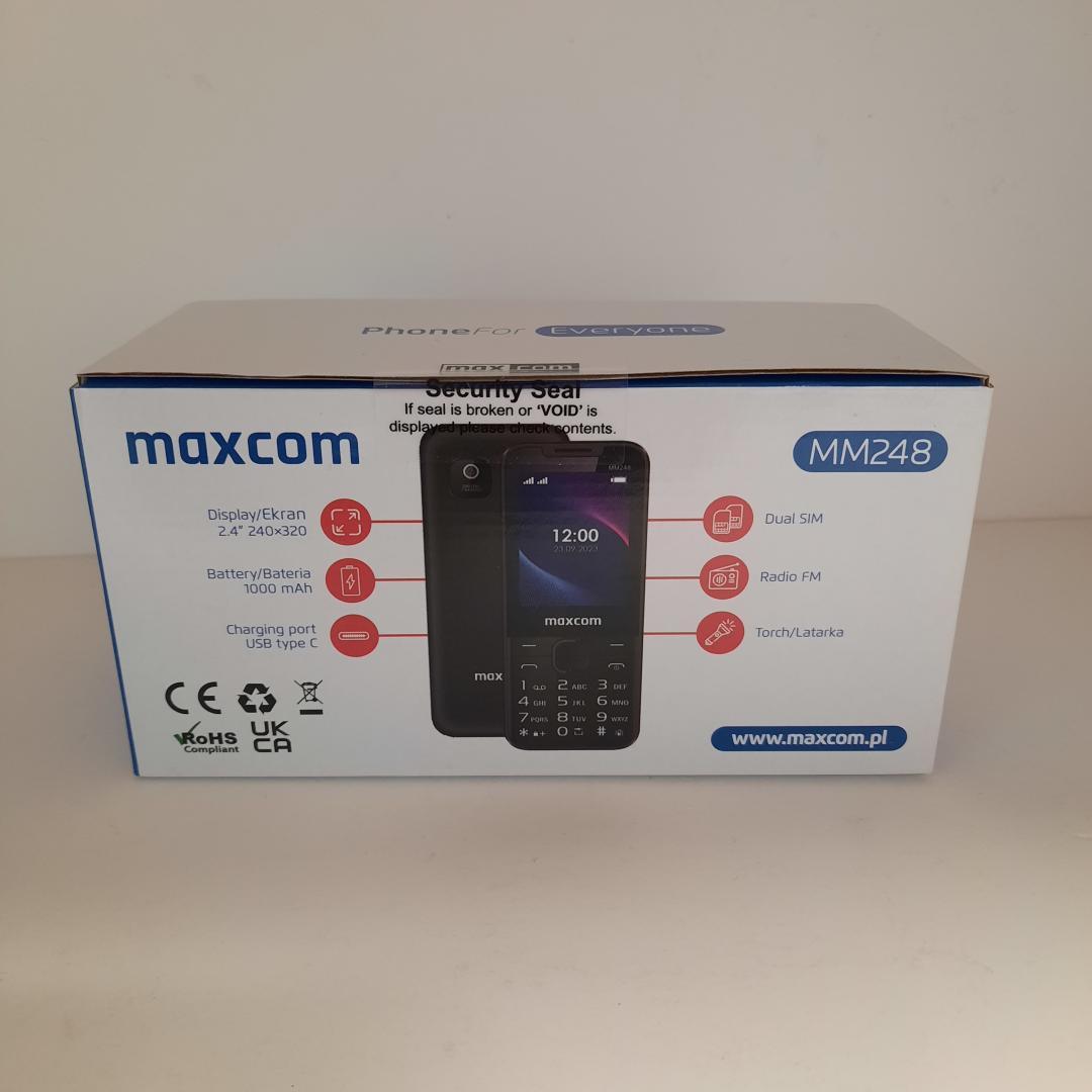 Maxcom MM248 Telefon Mobil Dual Sim Negru image 2