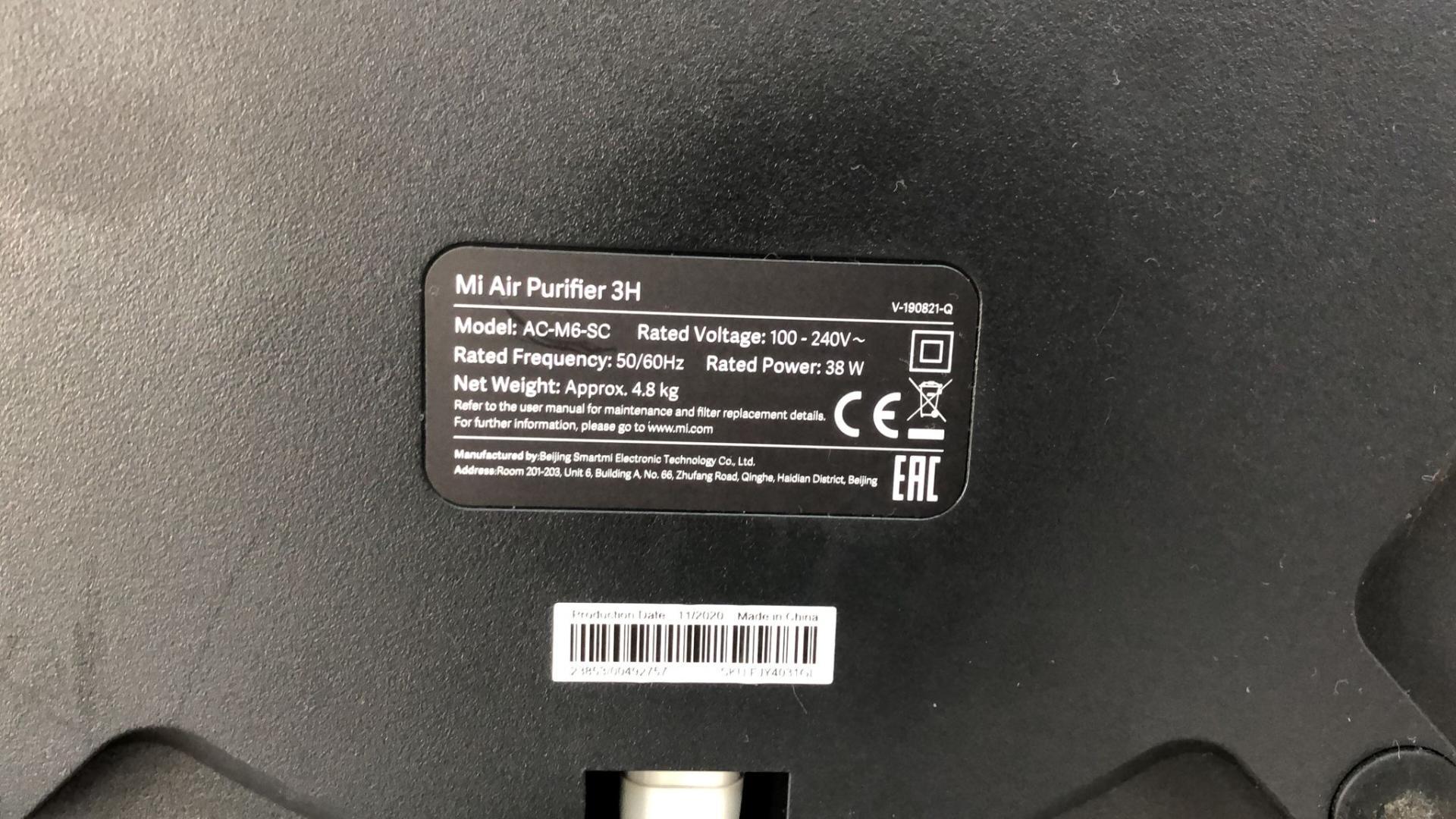 Purificator Xiaomi Mi Air Purifier 3H, Smart Wi-Fi, CADR 380m3/h image 3