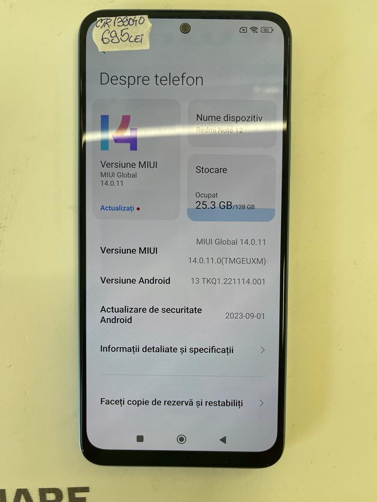 Telefon mobil Xiaomi Redmi Note 12, 4GB RAM, 128GB image 2