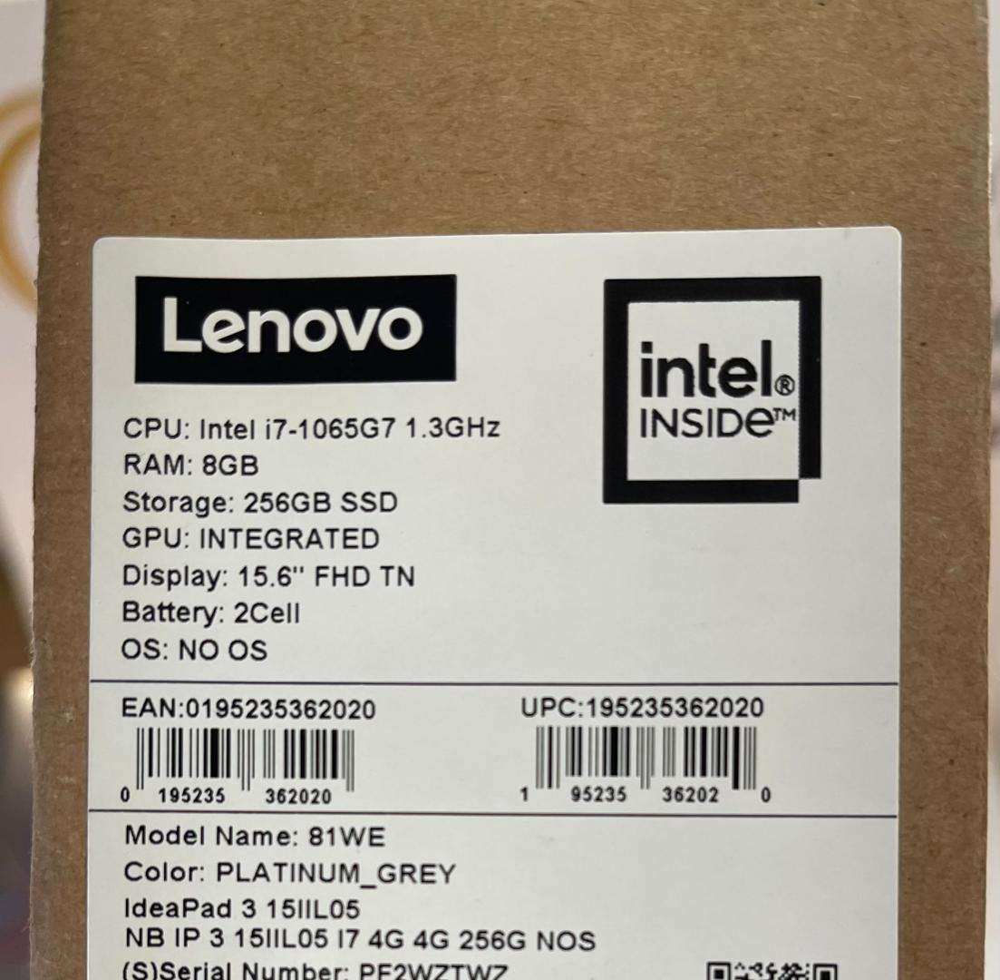 Laptop Lenovo IdeaPad 3 15IIL05 Intel i7-1065G7 Impecabil image 4