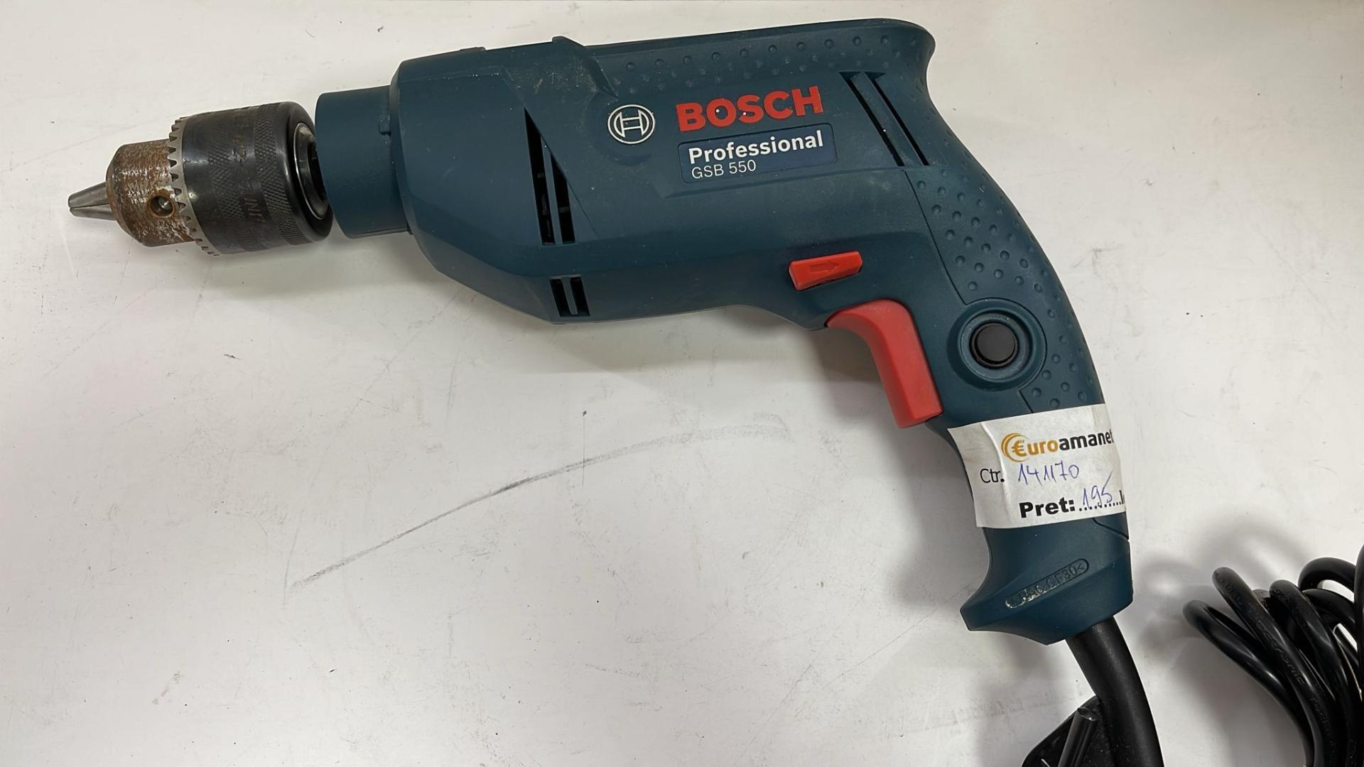 Masina de gaurit si insurubat (bormasina) Bosch Professional GSB 550, 550 W image 1