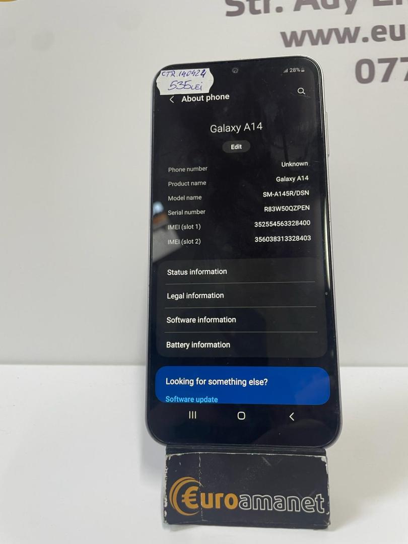 Samsung Galaxy A14, Dual SIM, 4GB RAM, 64GB image 3