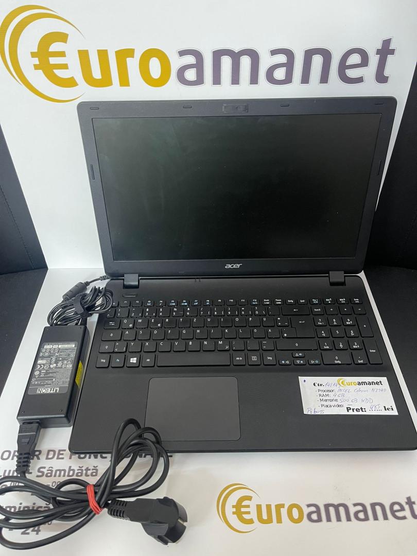 Laptop Acer Intel Celeron N2940 4GB RAM 500GB HDD