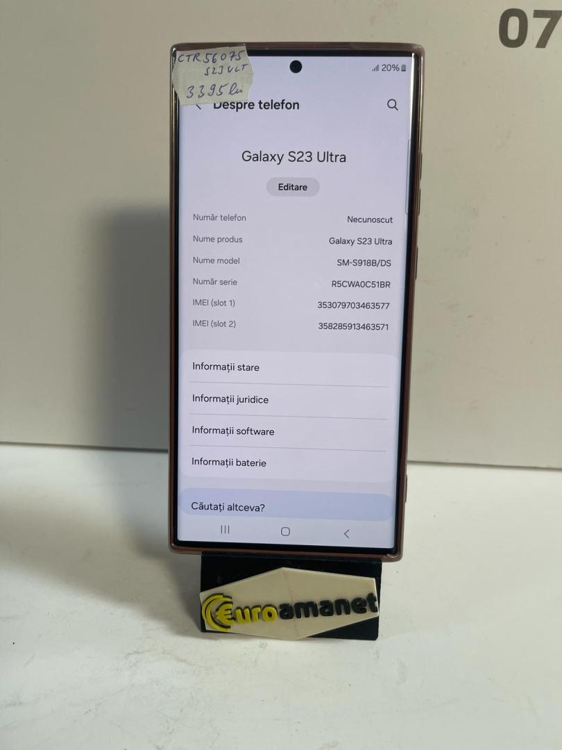  Samsung Galaxy S23 Ultra, Dual SIM, 8GB RAM, 256GB image 2