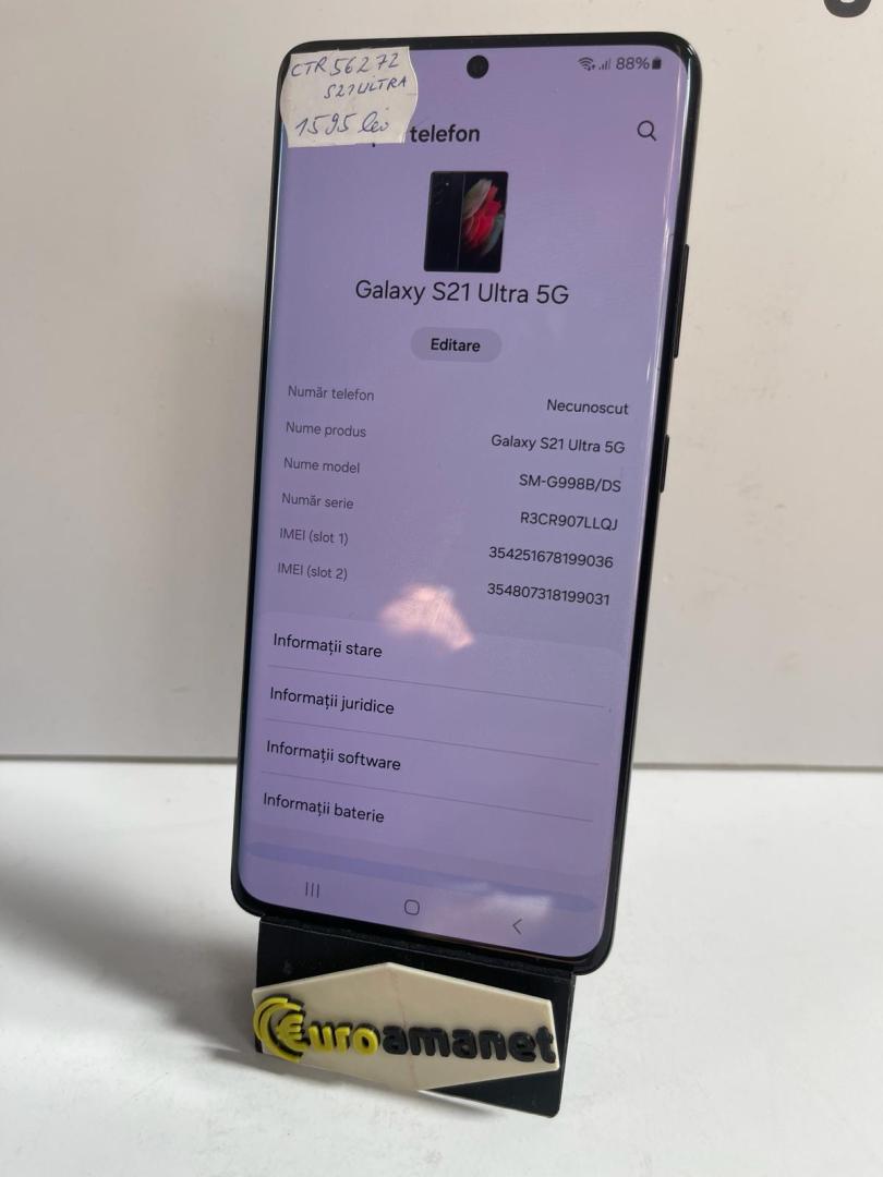 Samsung Galaxy S21 Ultra, Dual SIM, 128GB, 12GB RAM image 1