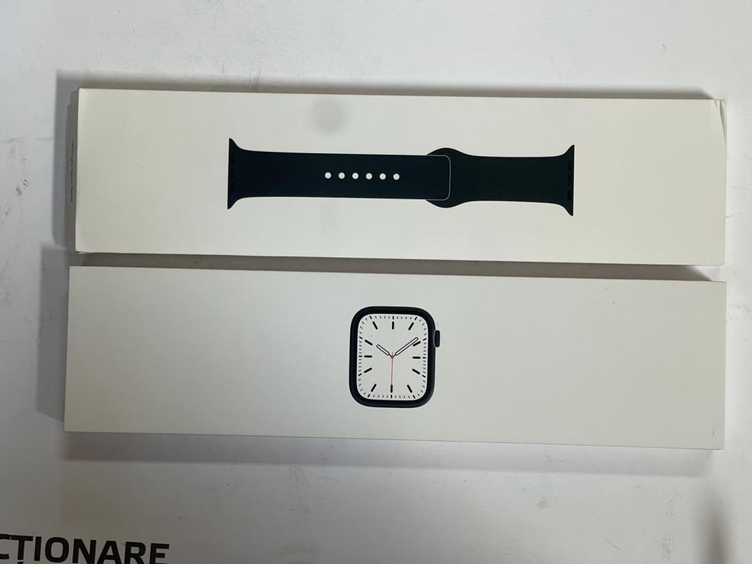 Apple Watch 7, GPS, Carcasa Midnight Aluminium 45mm Factura+Garantie image 4