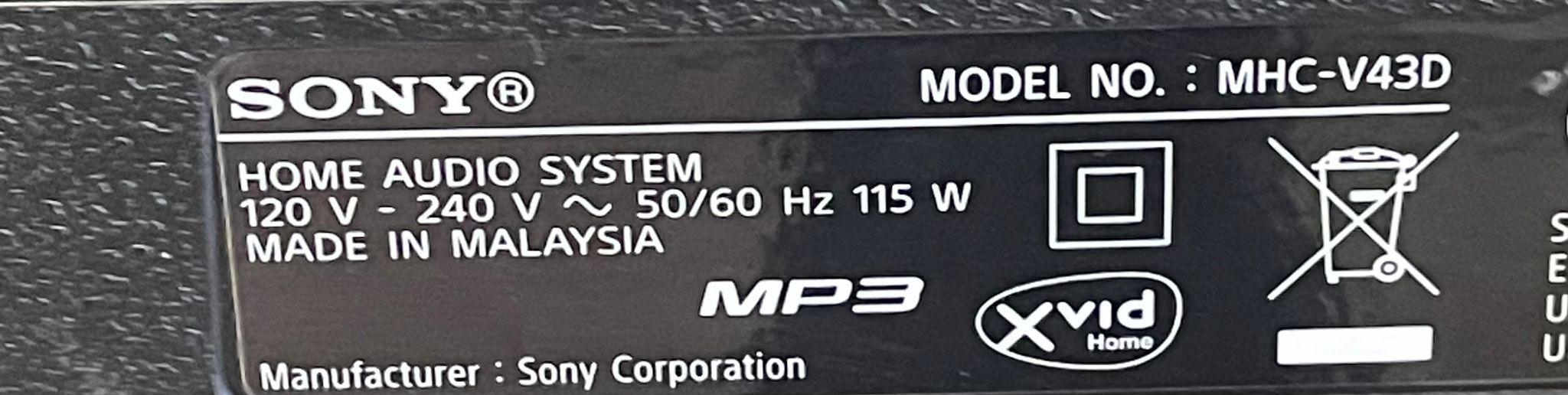 Sistem audio SONY MHC-V43D, Bluetooth image 3