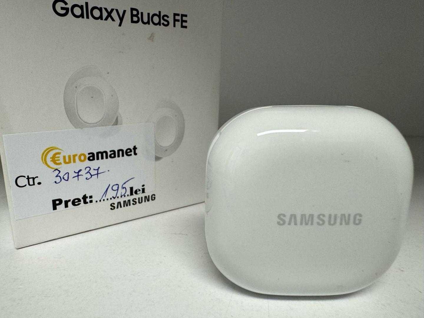 Casti bluetooth Samsung Galaxy Buds FE, White image 1