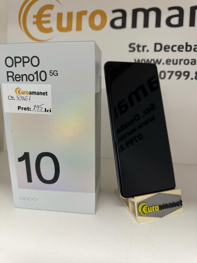 Telefon mobil Oppo Reno10, Dual SIM, 256GB, 8GB RAM, 5G, Silvery Grey image 1