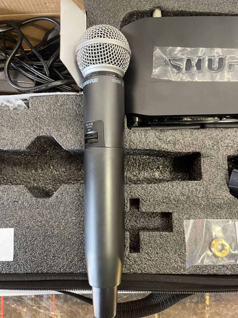  Sistem fara fir cu microfon de mana Shure GLXD24E/SM58  image 5