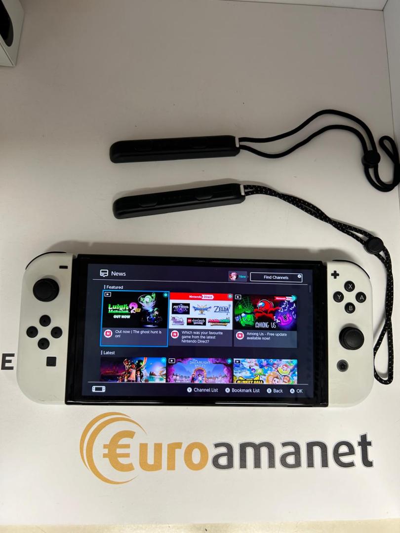 Consola Nintendo Switch OLED (White) EuroAmanet EuroAmanet - Amanet Non Stop, Electrocasnice, Auto, Aur Consola Nintendo Switch OLED (White) EuroAmanet EuroAmanet - Amanet Non Stop, Electrocasnice, Auto, Aur